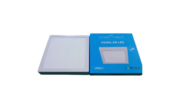 PANEL EN LED LN821 S/P 18W 6500K CUAD INTER LIGHT