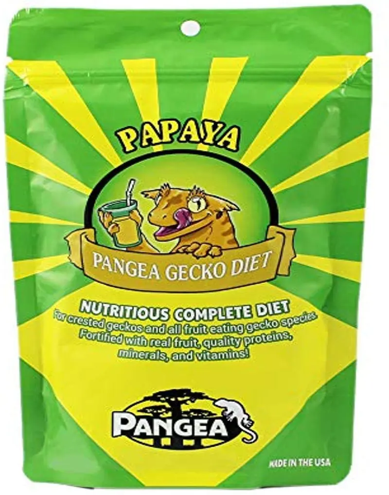 Pangea Papaya Fruit Mix completo Crestado Gecko alimentos, 2 oz.