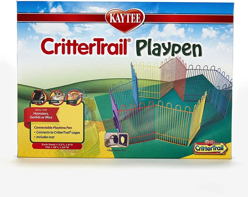 Parque infantil con alfombrilla CritterTrail de Kaytee