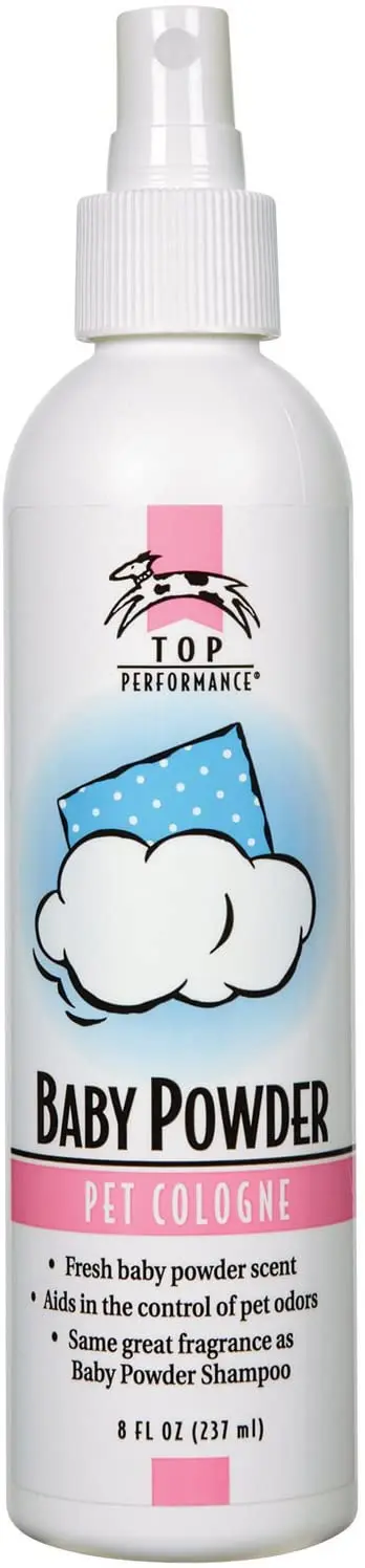 parte superior Performance Baby Powder Pet Colonia, 8 onzas
