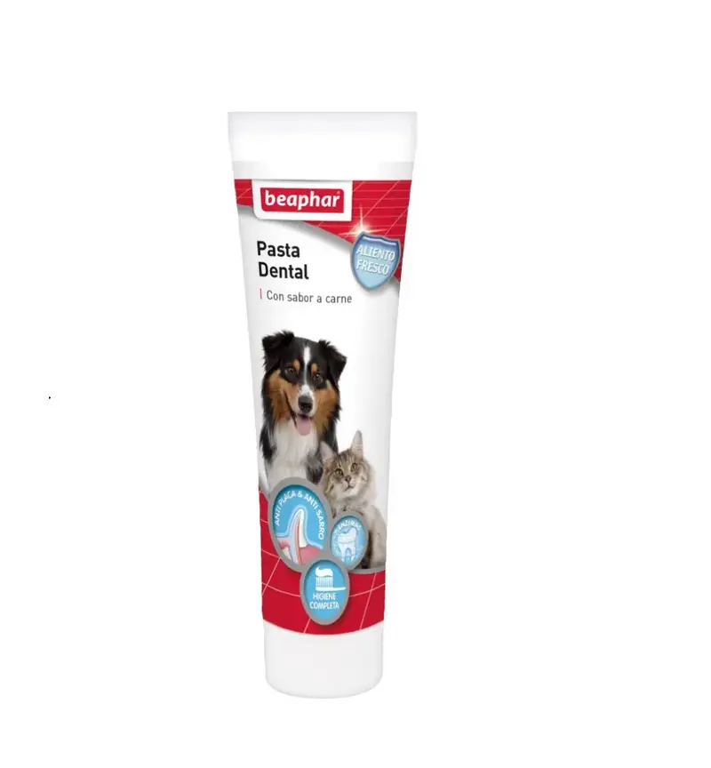 Pasta Dental Beaphar 90 gr Sabor Carne ( Perro y Gato )