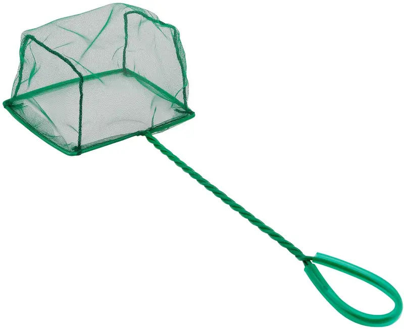 Pawfly - Red para acuario con mango de plástico