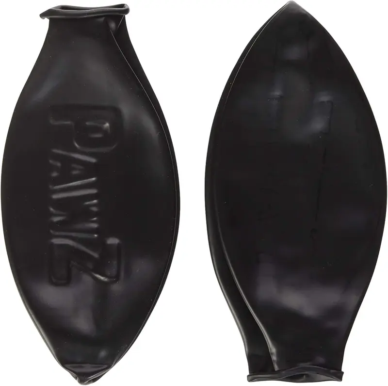 Pawz Botas para perros, impermeables, XL, Negro