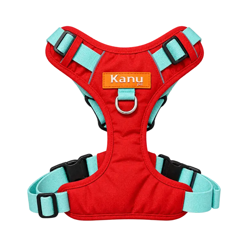 Pechera 4 estaciones Rojo / Verde Menta Kanu Pet para Perro