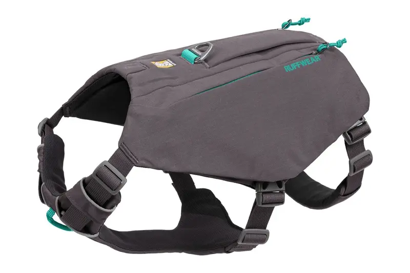 Pechera/Alforja Minimalista Switchbak en Gris (Granite Gray) de Ruffwear