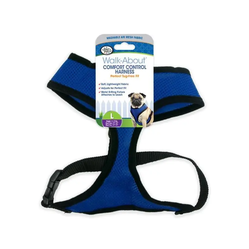 Pechera Four Paws Confort Control Azul L