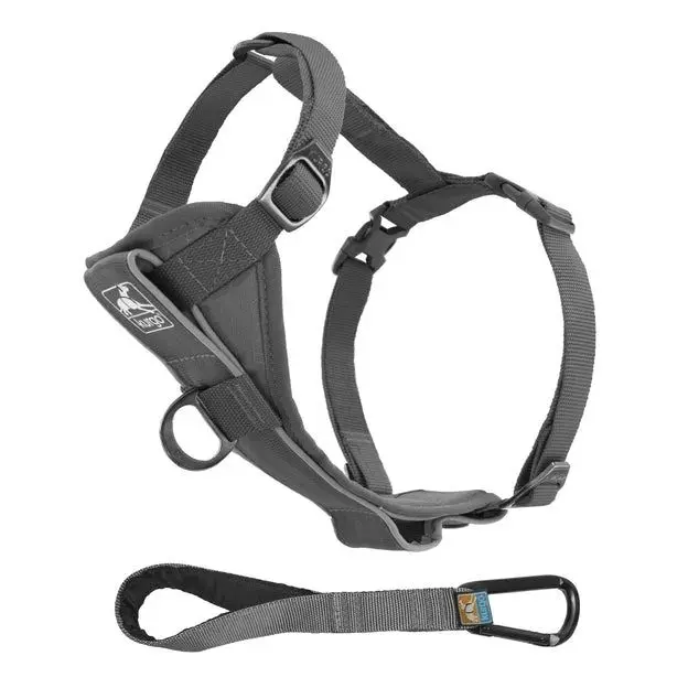 Pechera Gris para Perros para Que Viaje Seguro - Tru-Fit Smart Harness de Kurgo