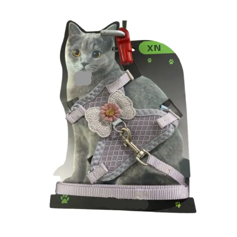 Pechera más Correa para Gato