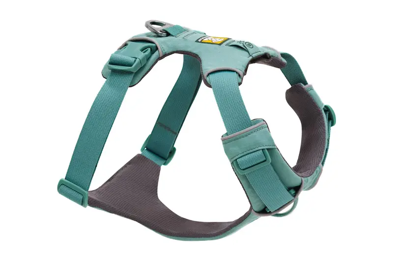 Pechera Para Perro Front Range Harness Verde (River Rock Green) de Ruffwear