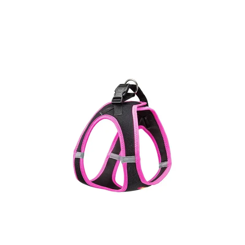 Pechera Perro Kaori Negro-Rosada Talla Xs