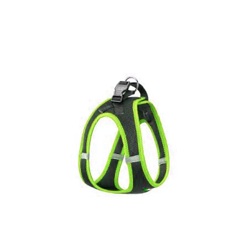Pechera Perro Kaori Negro-Verde Talla Xs