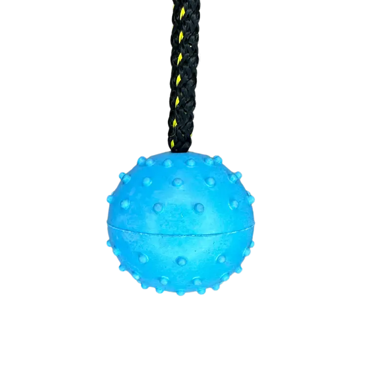 Pelota de Caucho, Con Cuerda, Asa, ø5 cm.