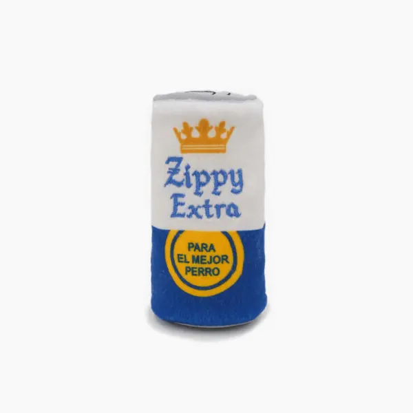 Peluche en Forma de Cerveza Extra - Squeakie Can de ZippyPaws