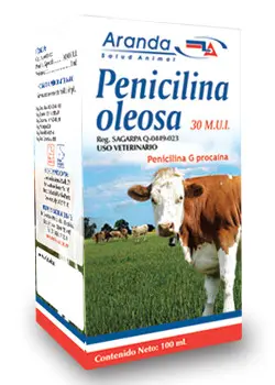 Penicilina Oleosa 30 M.U.I. Frasco con 100 ml