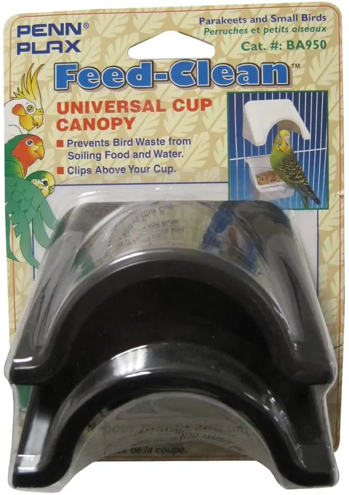 pennplax 2-cup Cover pequeñas Periquito alimentador