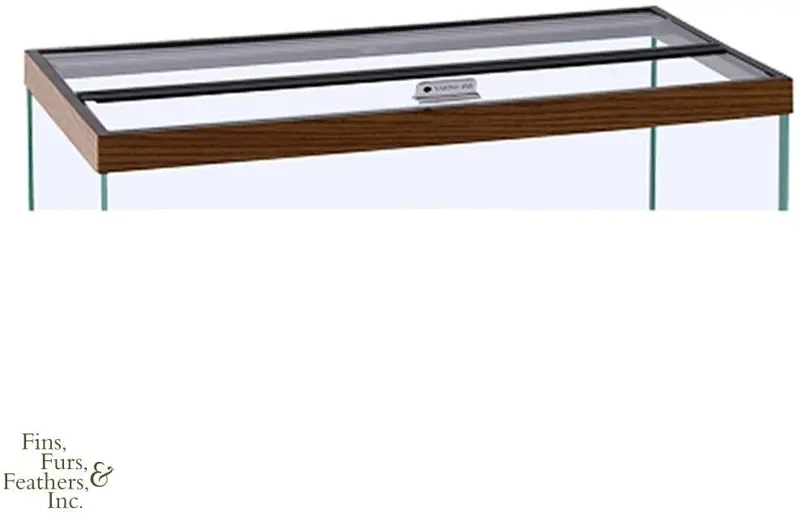 Perfecto Manufacturing - Toldo rectangular para acuario con bisagras en cristal