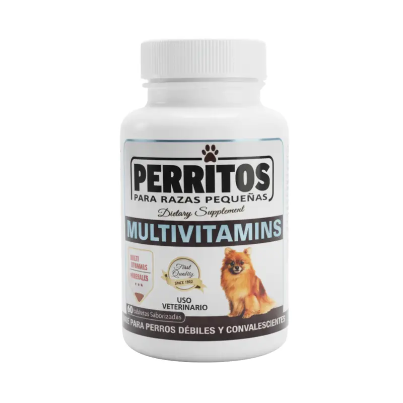 Perrito Multivitaminas Raza Pequeña 60 Tabletas