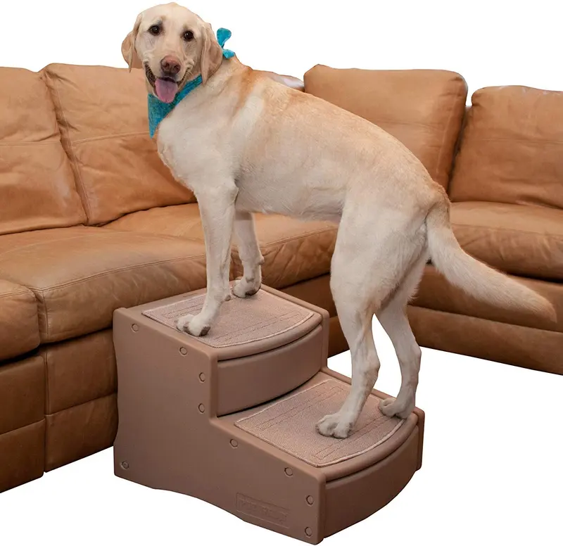 Pet Gear Easy Step II Escaleras extra anchas, 2 pasos/para gatos y perros de hasta 200 libras