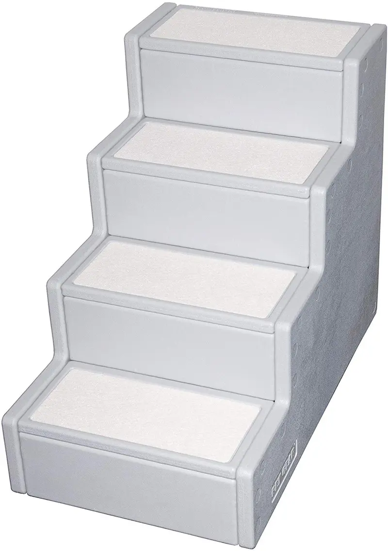 Pet Gear Easy Step IV escaleras para mascotas, 4 peldaños para gatos/perros, portátil/ligero, resistente