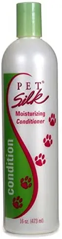 PET SILK Moisturizing Conditioner – Conditioning for Cats, Horse & Rabbits – Dog Moisturizing Conditioner with Herbal Extracts, Vitamins, Chamomile & Rosemary - Shines & Moisturizes Coat