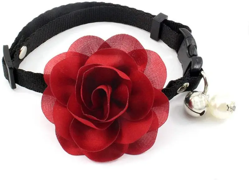 PetFavorites - Collar de corbata para mascotas, gato con colgante de campana, para mascotas, gatos