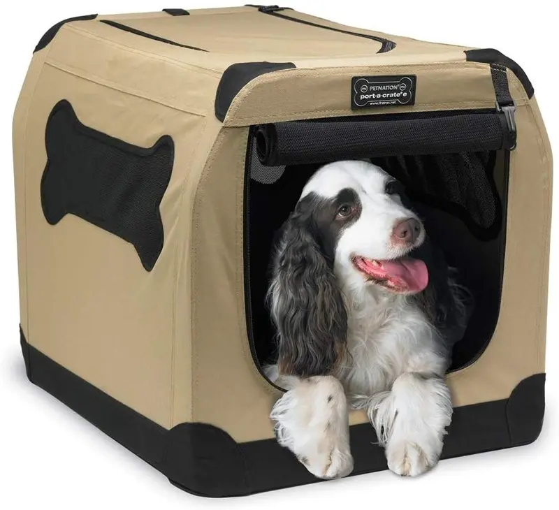 Petnation Port-A-Crate E2 hogar mascotas interior / exterior.