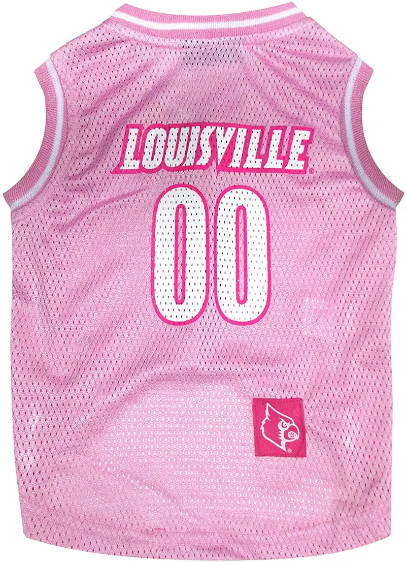 pets first Louisville rosa baloncesto Jersey