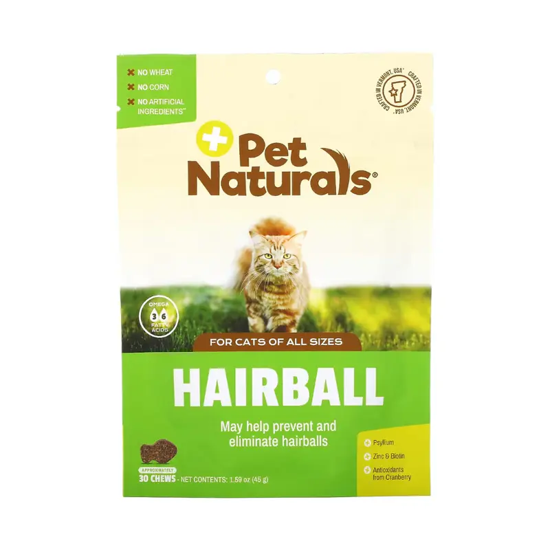 Pets Natural Felino Hairball x 45 Tabletas