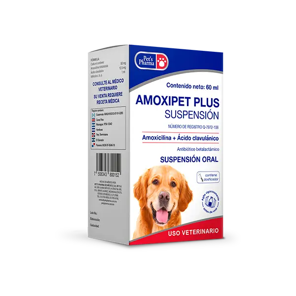 Pets Pharma Amoxipet Plus Suspensión Oral 60 Ml