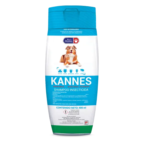 Pets Pharma Kannes Shampoo Insecticida 400 Ml