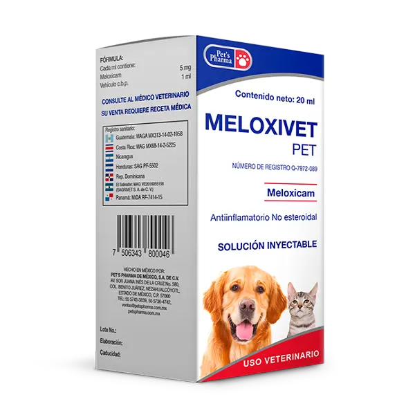 Pets Pharma Meloxivet Inyectable 5Mg 20 Ml