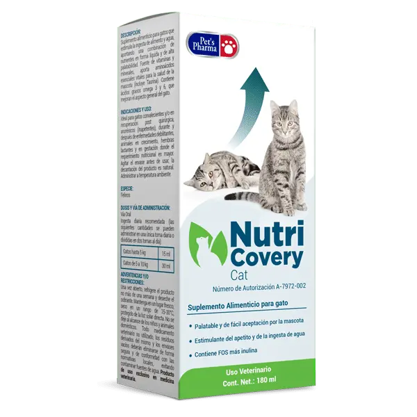 Pets Pharma Nutricovery Gato 180 Ml