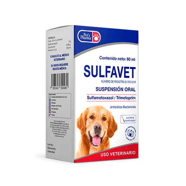 Pets Pharma Sulfavet Suspensión Oral 60 Ml