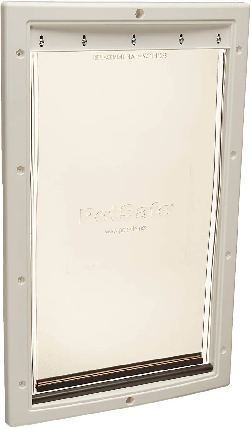 PetSafe mascota puerta, grande, color café