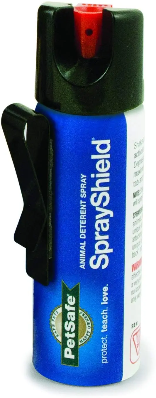 PetSafe PTA00-14718 - Disuasorio con pinza para animales con spray de citronela de hasta 10 pies, protege a ti mismo y a tus mascotas