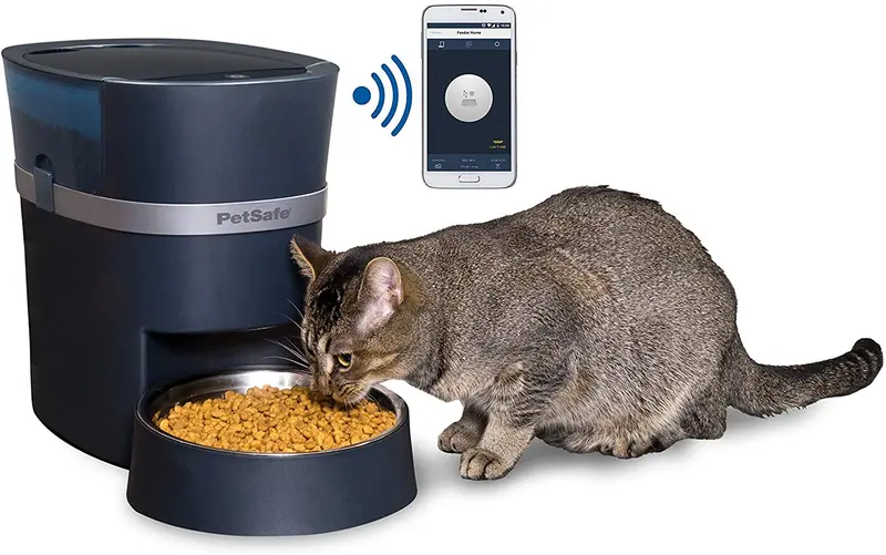 PetSafe Smart Feed alimentador automático para perros y gatos, alimentador de mascotas con Wi-Fi habilitado, aplicación para smartphone para iPhone y Android
