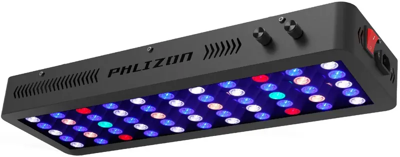phlizon 165 W intensidad regulable full spectrum Auqarium luz LED Tanque de peces luz LED de decoración Reef para peces de agua dulce de agua salada coral reef