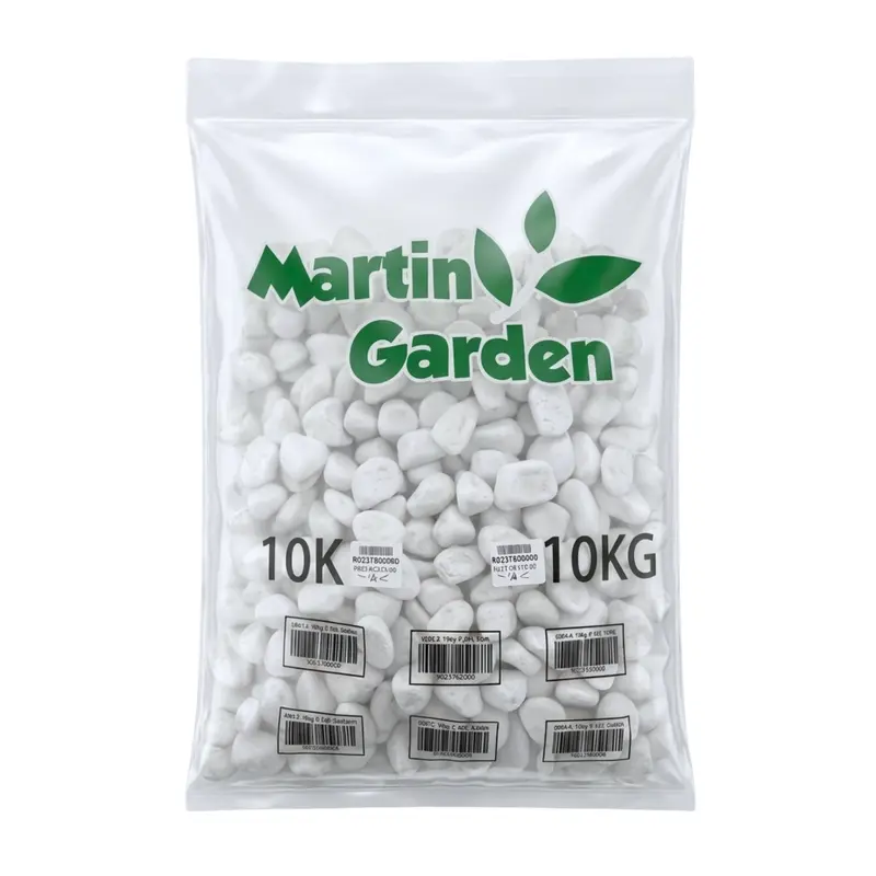 Piedra Decorativa Blanca BD001A 10KG