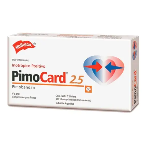 Pimocard 2.5 Mg Caja 20 Tabletas