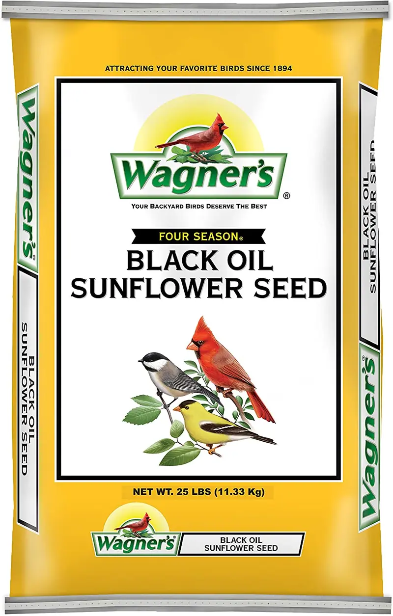 Pipas negras de girasol para pájaros (76027), de Wagner's