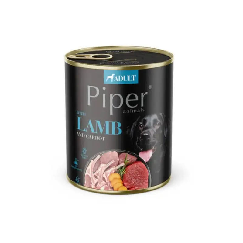 Piper Perro Lata Cordero y Zanahoria 800 g