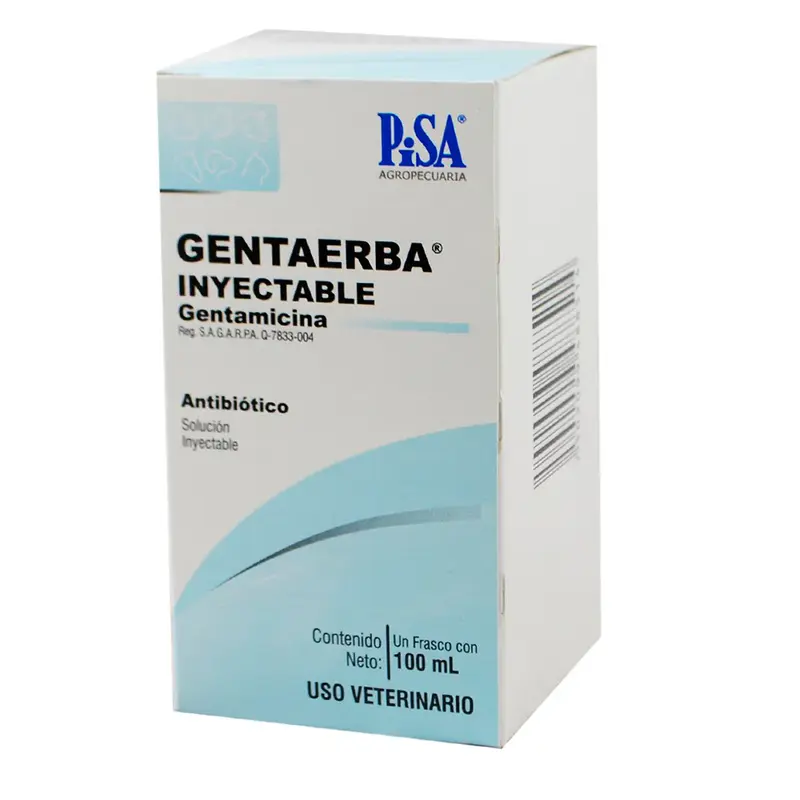 Pisa Gentaerba Inyectable 100 Ml