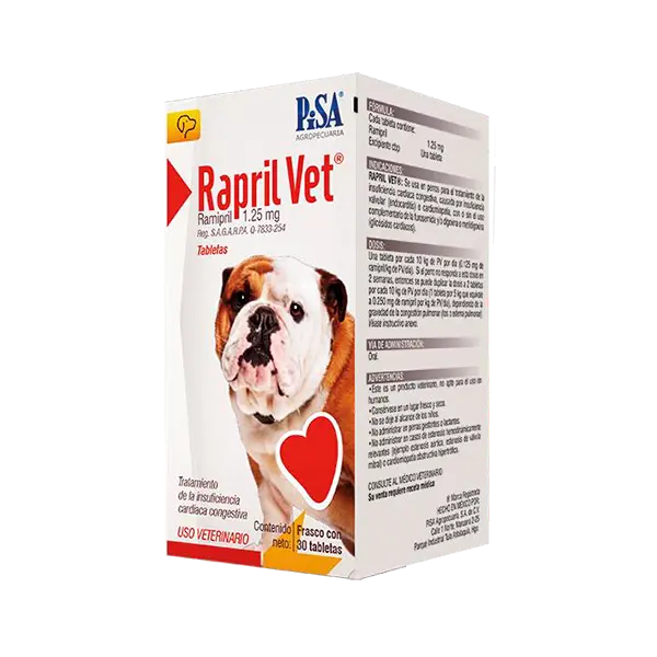 Pisa Rapril Vet 1.25 Mg 30 Tabletas