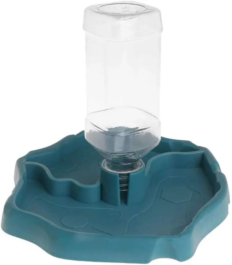 PIVBY - Dispensador automático de alimentos y agua para reptiles, tortuga y tortuga, para acuario, adorno, terrario, plato, lagarto, tortugas o reptiles.