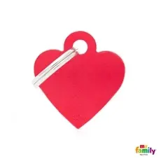 Placa De Identificación Para Mascotas - Corazón Pequeño Basic