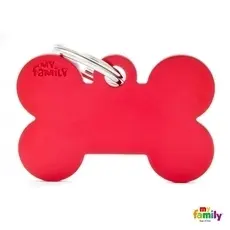Placa De Identificación Para Mascotas - Hueso Grande Basic