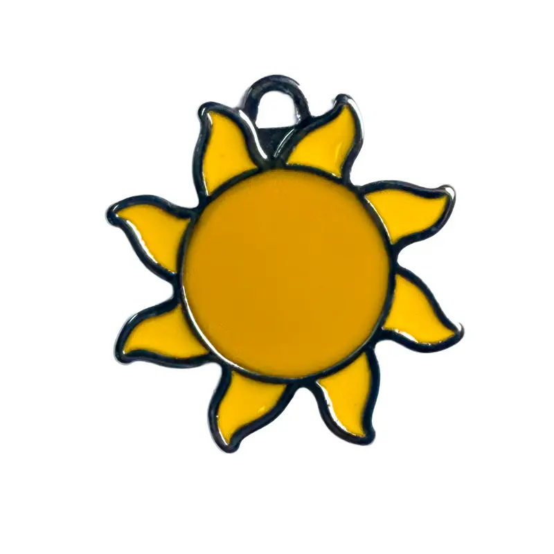 Placa ID Charms en Forma de Sol para Perros y Gatos | MyFamily ☀