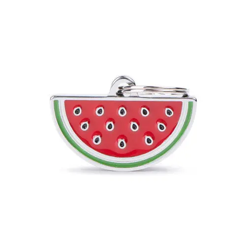 Placa ID en Forma de Sandia para Perros