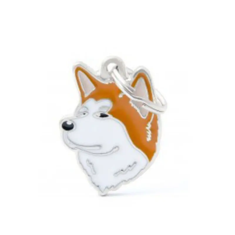 Placa ID My Family Akita Inu
