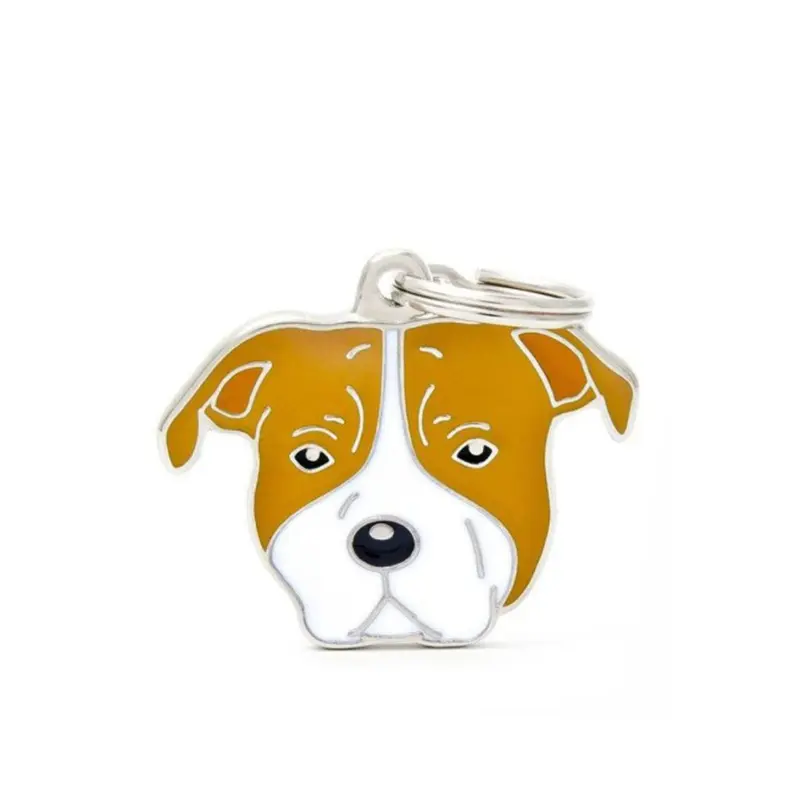 Placa ID My Family American Staffordshire Terrier